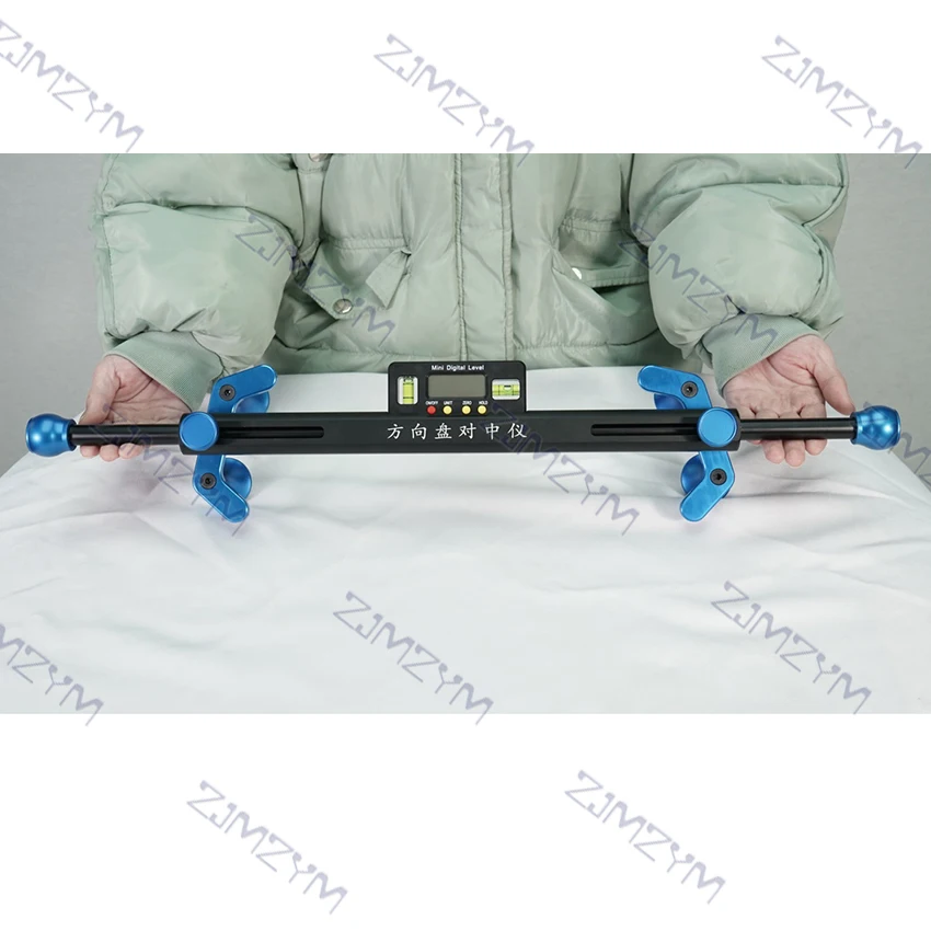 Four-wheel Positioning Tool Auxiliary Steering Wheel Alignment Instrument Level Meter Electronic Display