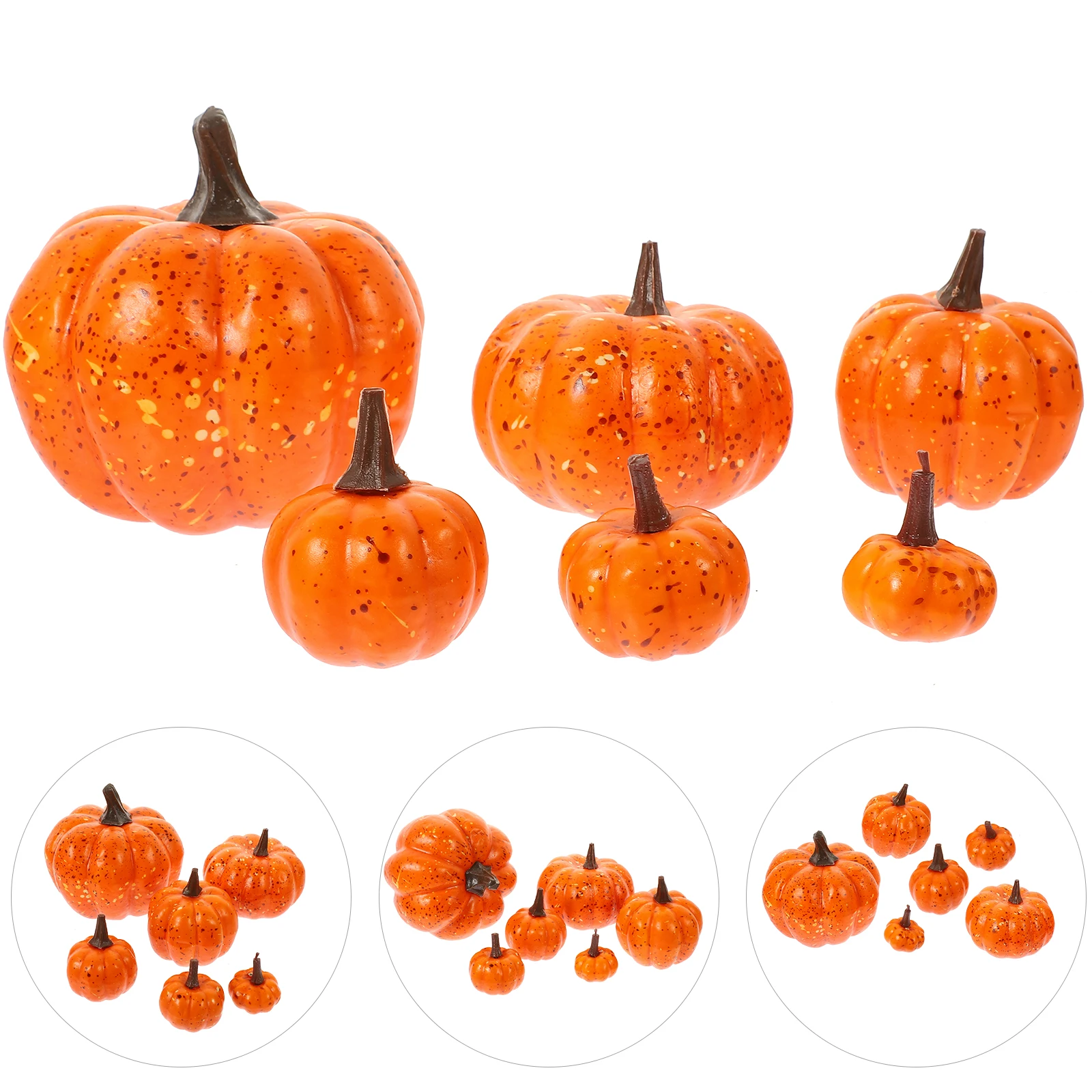 

Artificial Simulation Pumpkin Decoration Fall Home Autumn Decorations Orange for