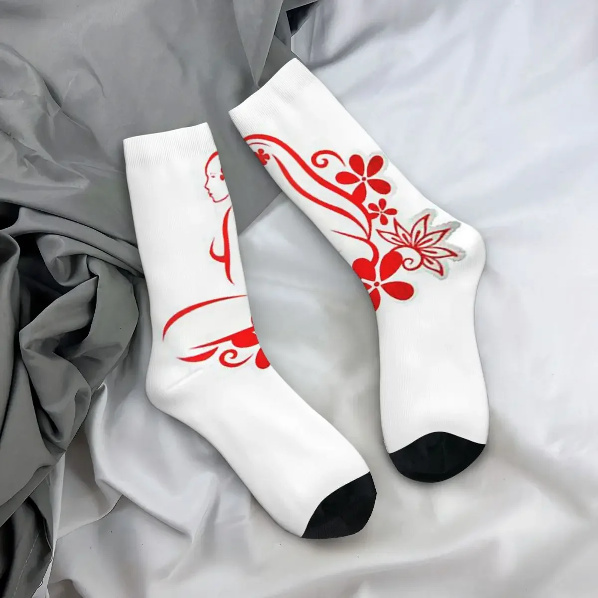 

Носки All Seasons Crew Stockings Hinano Tahiti, длинные носки в стиле хип-хоп для мужчин и женщин, подарки на день Святого Валентина