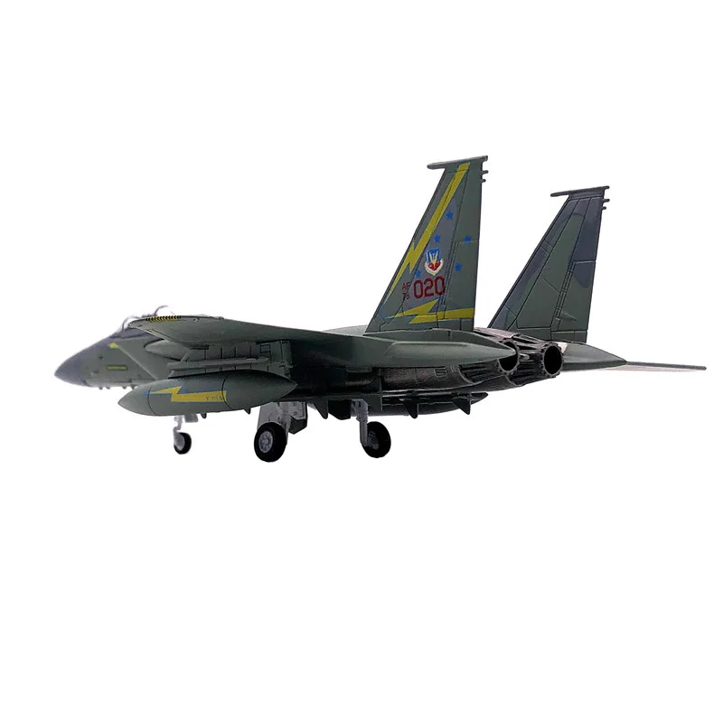 1/100 Scale US F15 F-15 Eagle Fighter Aircraft Airplane Diecast Metal Military Plane Toy Model Collection Gift