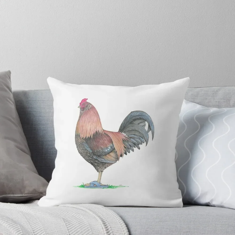 

Ameraucana Rooster in Cross Band Slippers Throw Pillow Sofa Pillow Cover Sofa Cover pillow