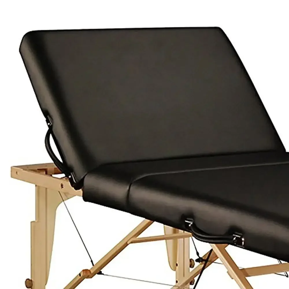 Confezione lettino da massaggio portatile Midas Tilt a 3 sezioni con pannelli per gambe Reiki e altezza regolabile 30" x 84" Leggero e resistente