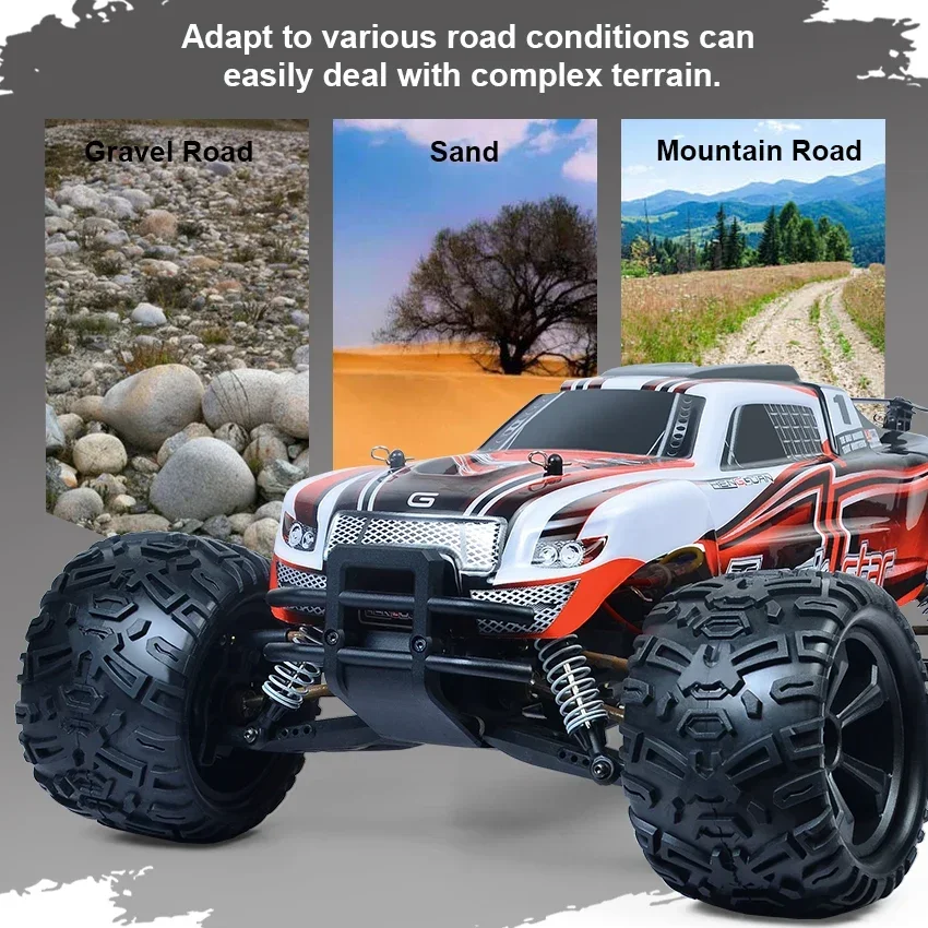 New Hengguan Four-wheel Drive Hg-104 High-speed Car 2.4g Off-road Flying Slope 1/10 Electric Remote Control Rc Car Boy Toy