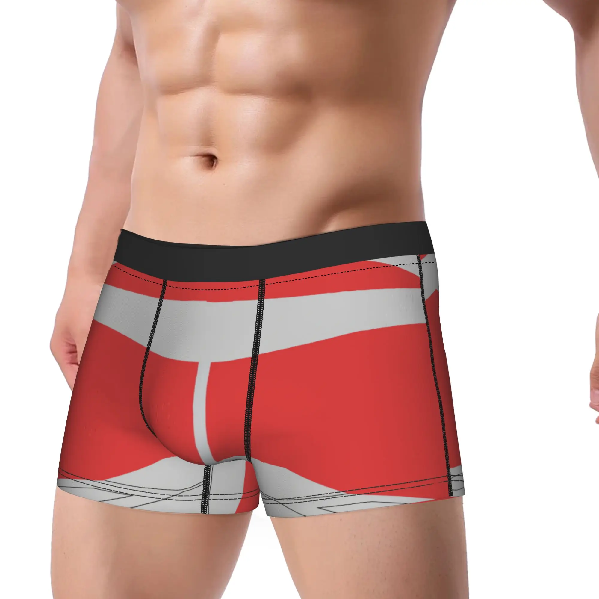 Funny Anime Comic Print Shorts Briefs  Underwear Quality Men Novelty Trunk Pattern Plus Size Underpants