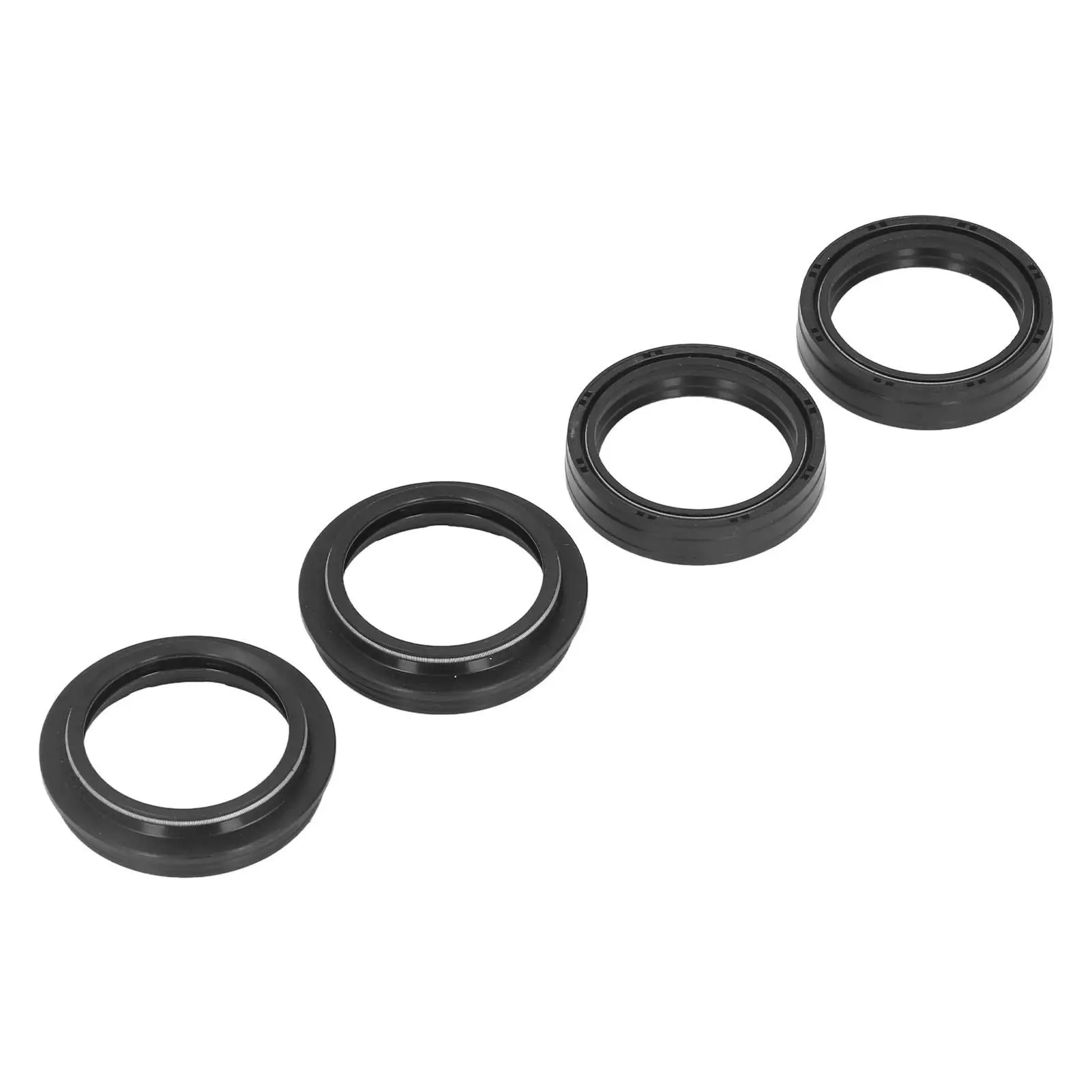 Fork Damper Dust Seal Long Service Life Fork Shock Oil Seal /Set Dustproof Black Waterproof Replacement for r120 GS Adventure