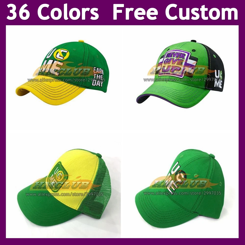 100 Colors Unisex Embroidery Hip-hop Hats Outdoor Adjustable Casual Baseball Caps Free Custom Wrestling Sports Cap Sunscreen Hat