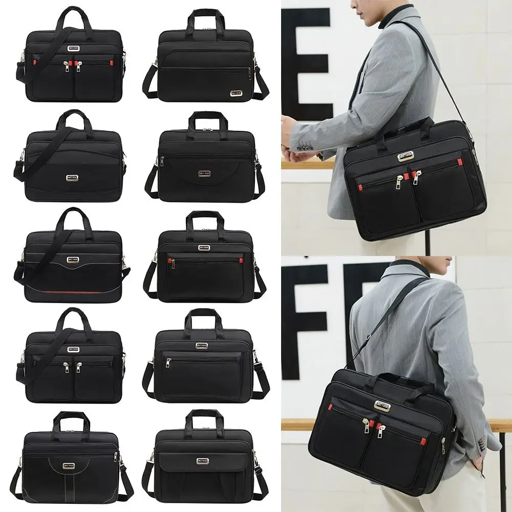 

Durable Waterproof Briefcase Shoulder Messenger Bag Laptops Up Bag Notebook Computer Case Business Laptop Case Sleeve Cases