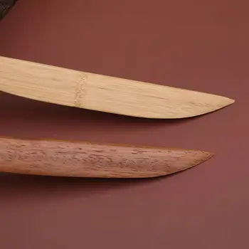 MIUSIE Vintage řezačka rýžového papíru, nůž na papír, mahagon, bambusové dřevo, černé katalpa, palisandr, řezání papíru, otvírák na dopisy, meč 8 nejlepší prodej Nástroje na řezání dřeva pro řemesla - №3