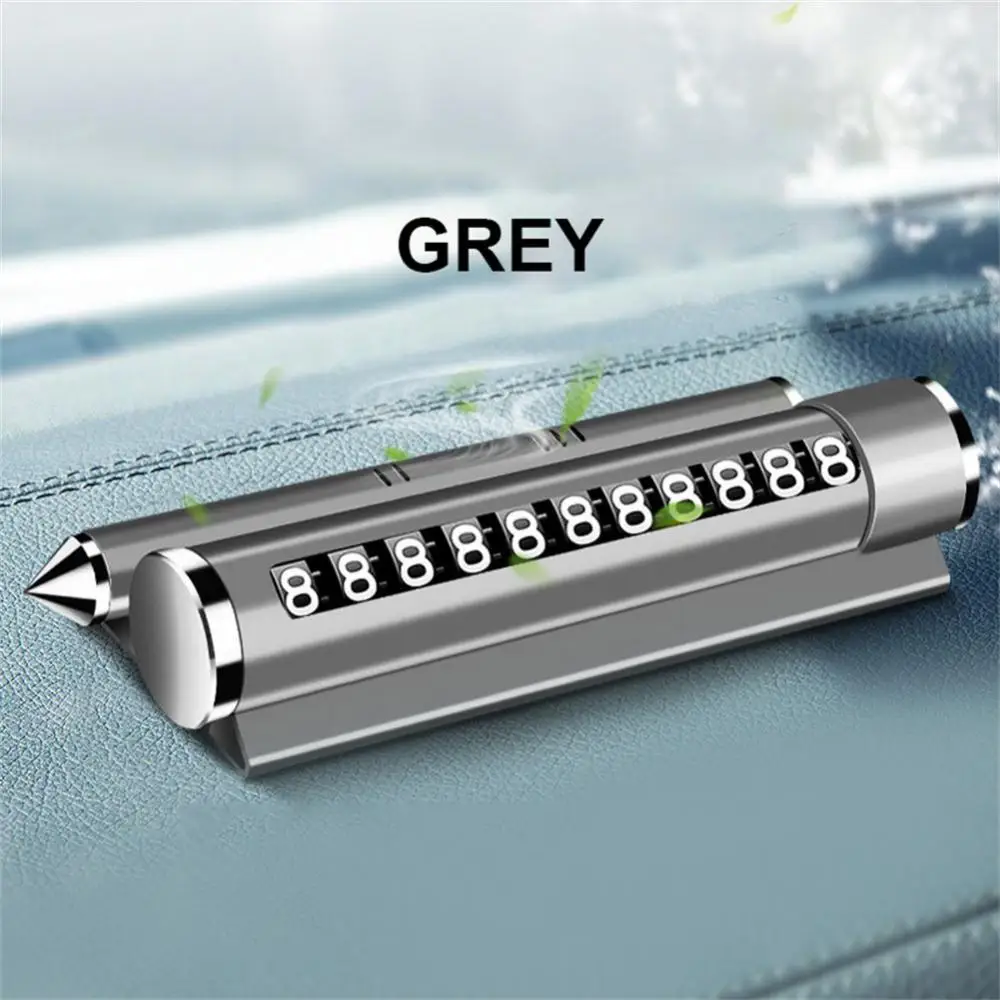 Sicherheit Hammer Legierung Tragbare Mehrfarbige Multifunktionale Auto Zubehör Auto Aromatherapie Stop Zeichen Auto Handy Nummernschild
