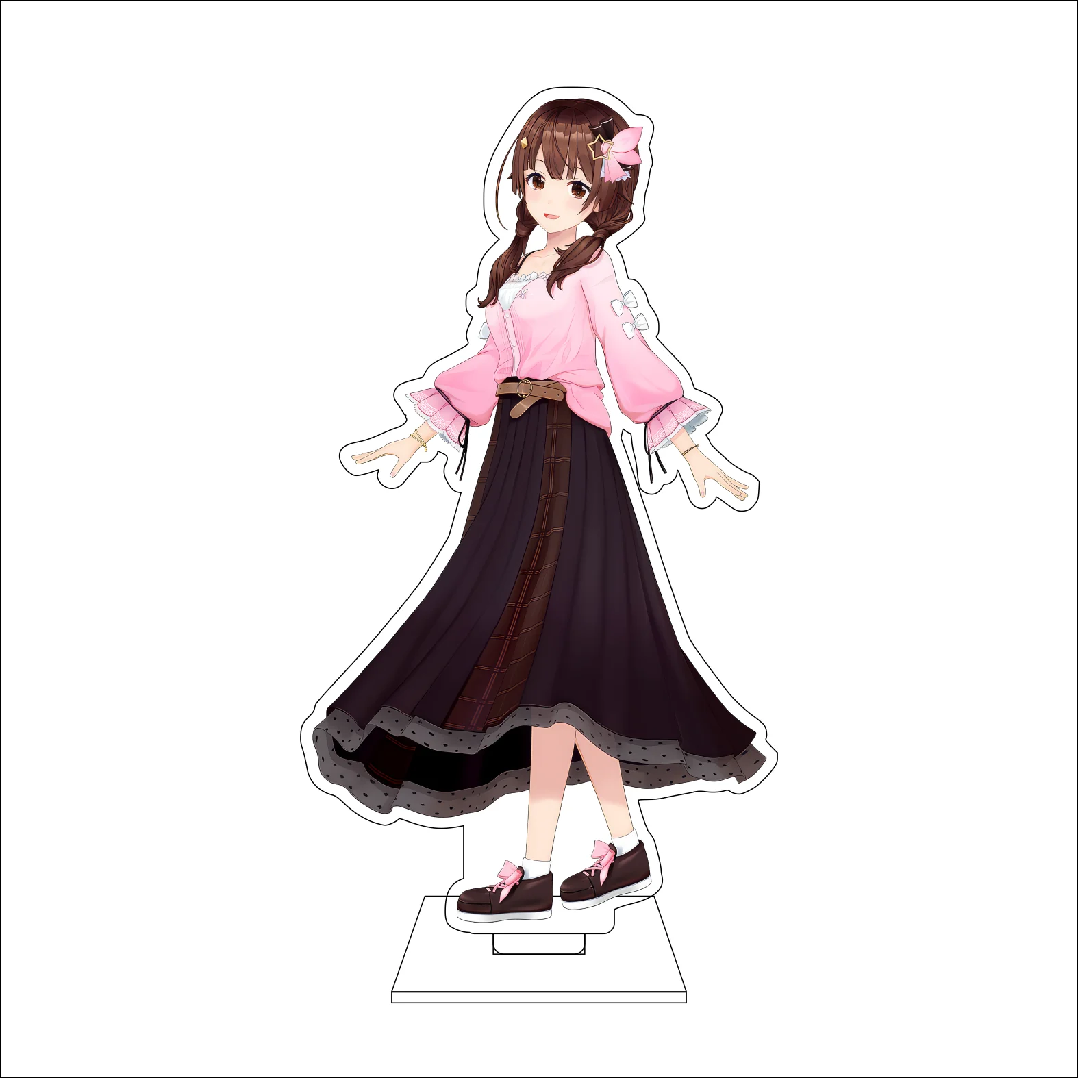 16CM Anime Hololive Cosplay Acrylic Figure Stand Plate Hoshimachi Suisei Natsuiro Matsuri Robocosan Akai Haato Ornaments Gifts view 2
