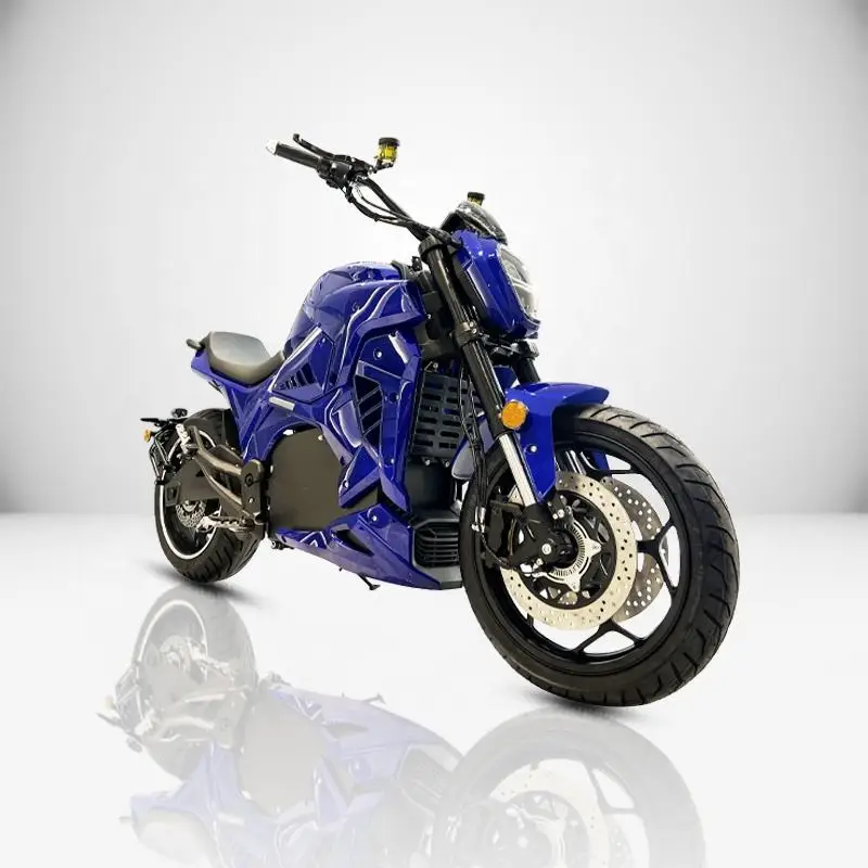 2025 Customizable 3000W 40A 72V Brushless Motor New Adult Racing Electric Motorcycle with 110km/h Max Speed