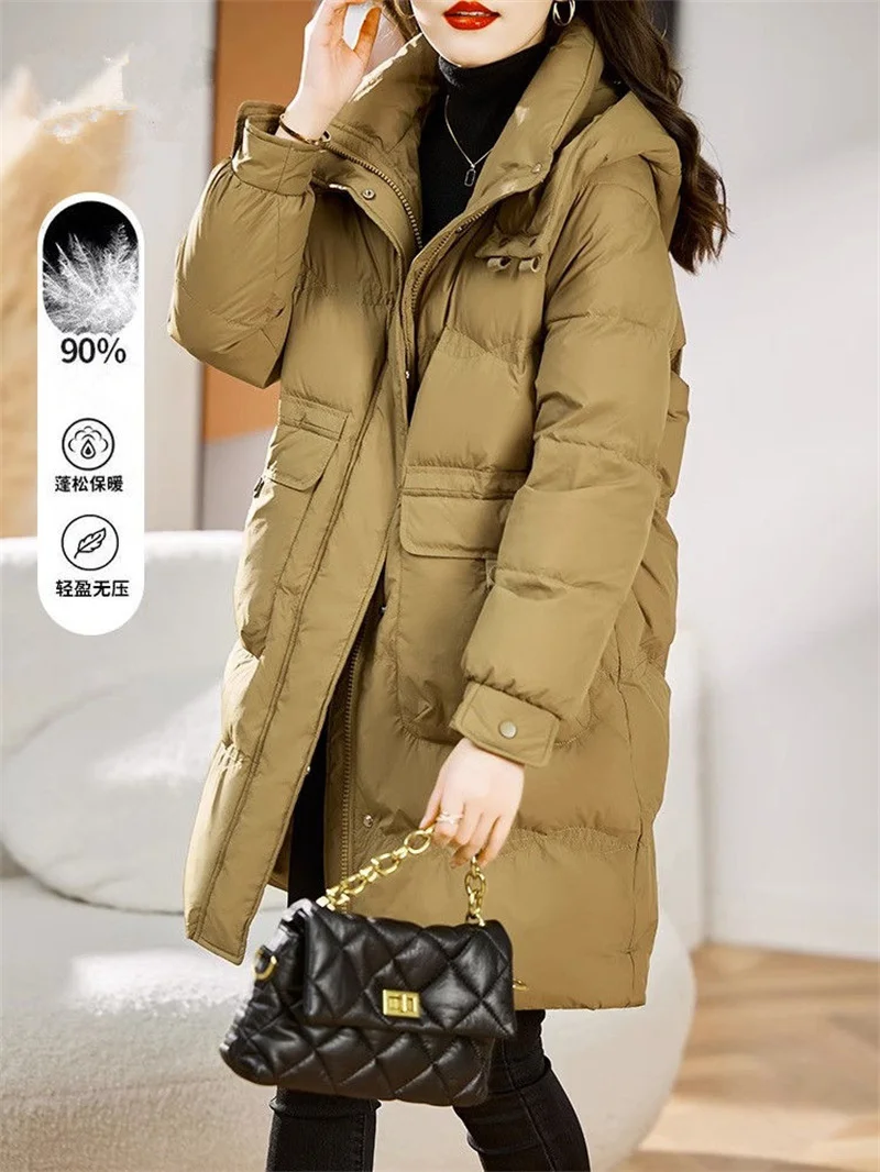 Popular Down And Cotton Jackets For Women Fashionable And Stylish Warm And Thickened In Winter 2024 New Style High-end Feel