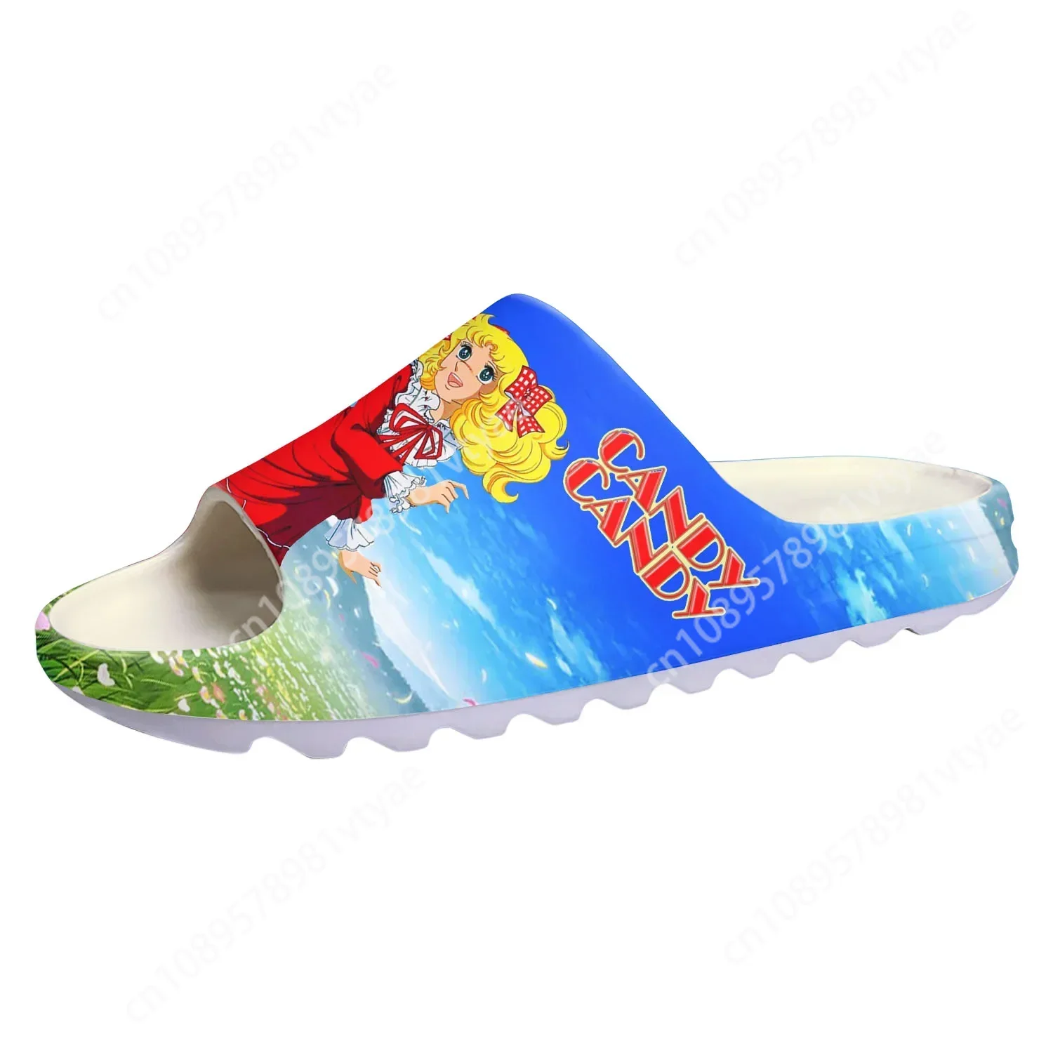 

Candy Candy Soft Sole Sllipers Mens Womens Teenager Home Clogs Anime Cartoon Step In Water Shoes On Shit Customize Sandals