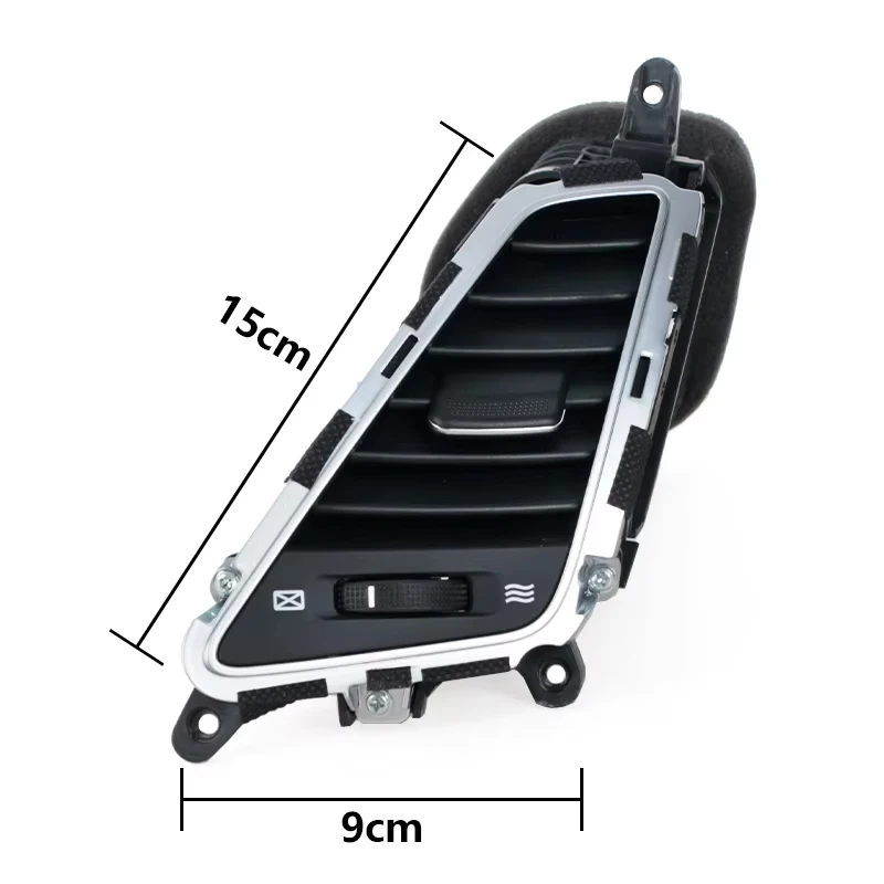 Chrome AC Vent Trim For Hyundai Santa Fe 2013-2018 – Left & Right Dashboard Accents