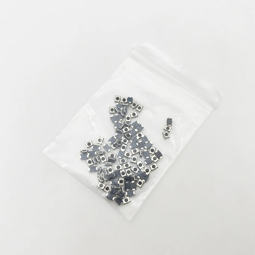 100개 3*4*2.0 2핀 버튼 두 개의 다리 2핀 SMD 패치 택트 스위치 수직 푸시 버튼 스위치 마이크로 3 * 4 * 2 mm