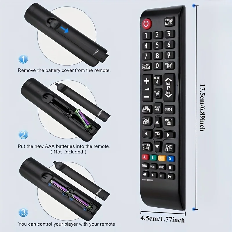 Suitable for Samsung Smart TVs, Compatible with All Samsung TV Models, Can Replace All Samsung Models