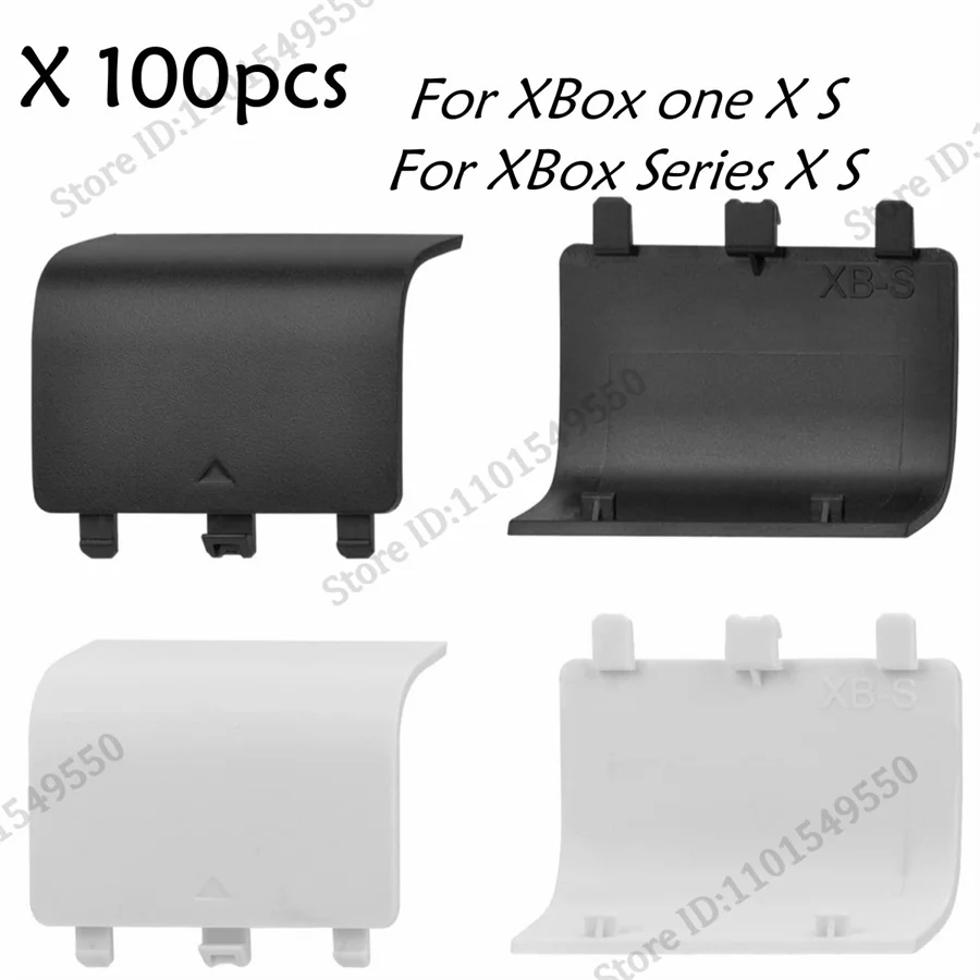 

100PCS for Xbox One Series X S Wireless Controller Plastic Battery Shell Lid Back Case Replacement Housing Door Cover