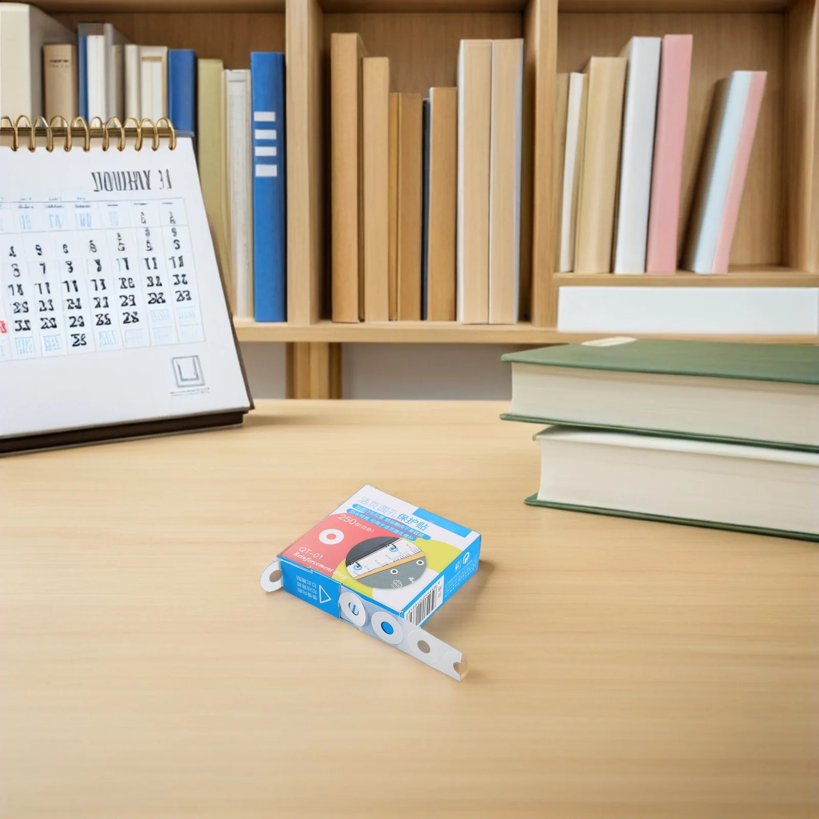 750 szt. Naklejek wzmocniających dziurki, białe, ultracienkie, mocny klej do dokumentów, książek, papierów, do użytku biurowego i szkolnego, do dziurkowania papieru.