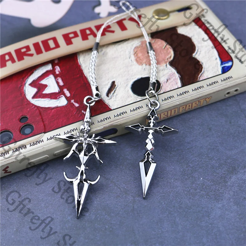 

Phone Strap Fate Pendant Mobile Chain Cosplay Crucifix Sling Anime Weaving Saber Colleagues Collector's Edition Gift