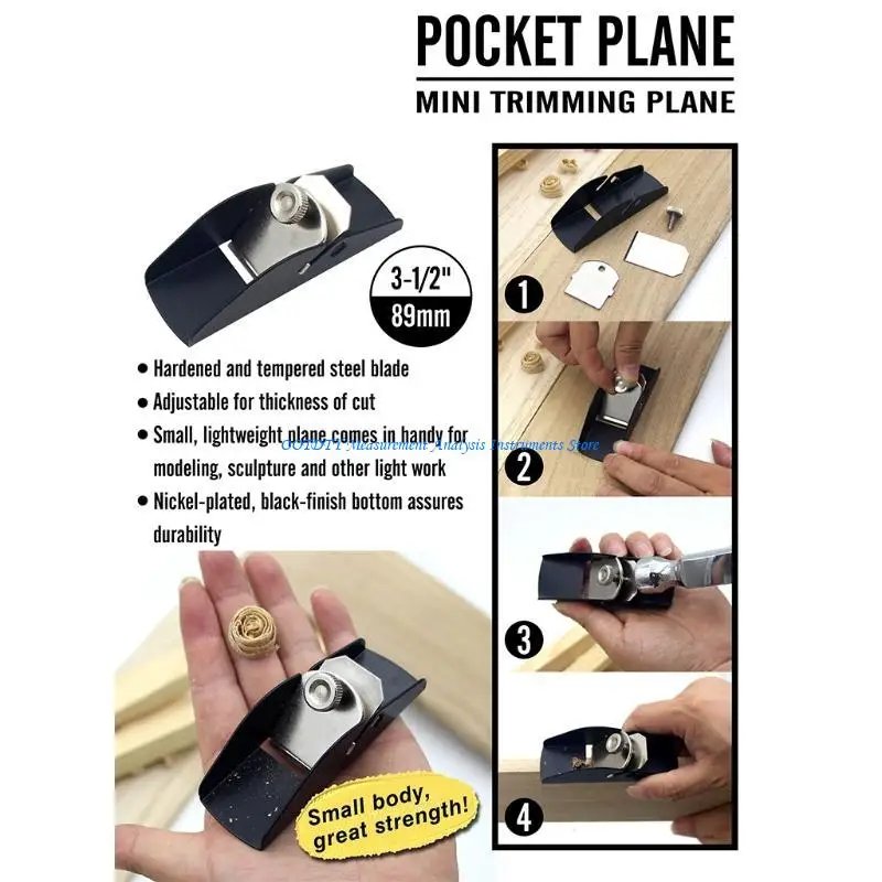 

367D деревообрабатывающий мини-рубанк для обрезки древесины, ручной строгальный станок, плотничьи инструменты, режущая кромка,