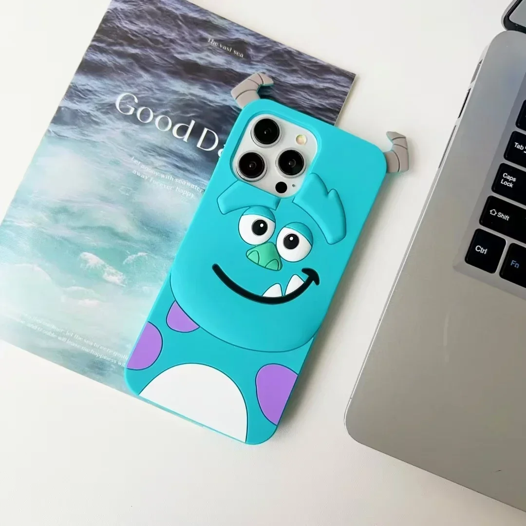Phone Case for samsung galaxy A54 5g case A53 A24 A25 A52 S24 S23 ultra FE  Cute monster  Soft Anti-drop  Silicone Cartoon Cover