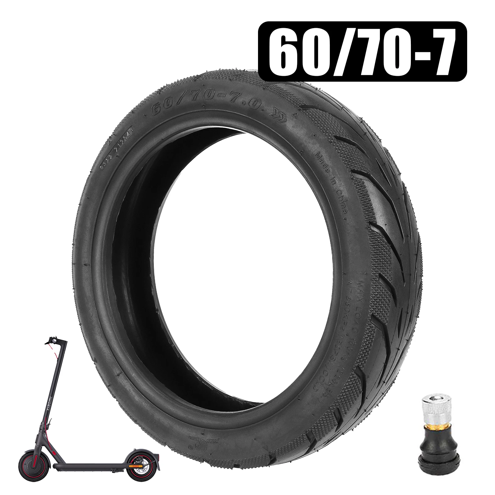 

For Xiaomi 4 Pro Electric Scooter Tubeless Tire 60/70-7.0 Thickened Vacuum Tyre 10 Inch Front Rear Wheel Replacement Accessories