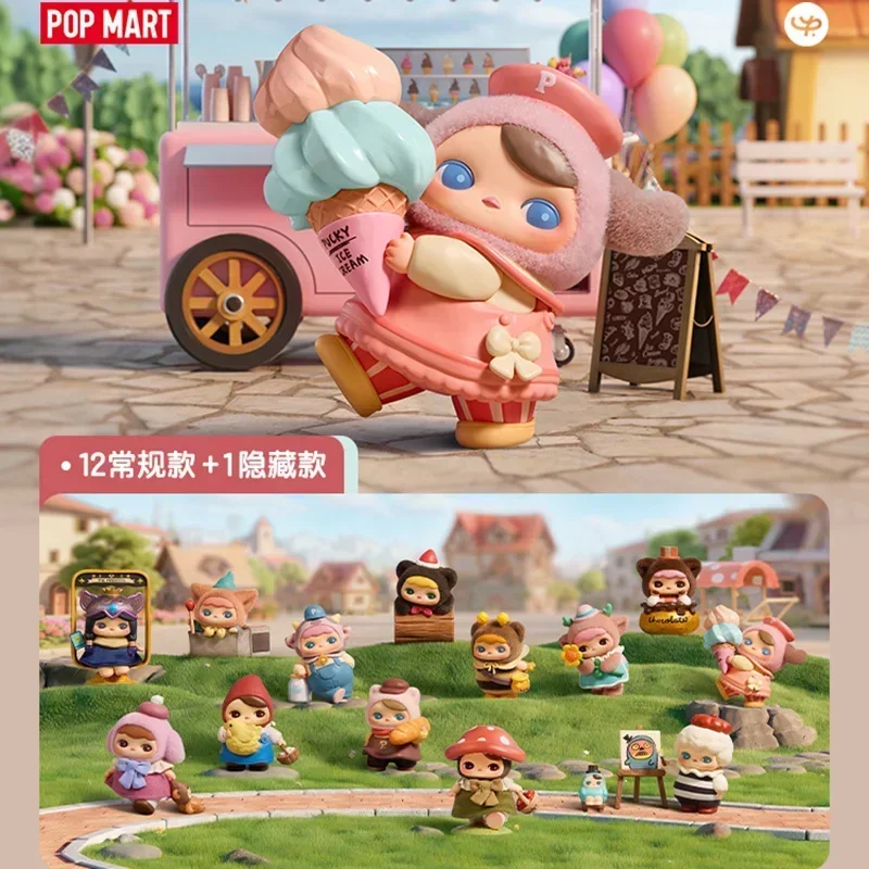 

POPMART PUCKY Fairies Market Series слепая коробка-милая аниме-фигурка куклы оригинальные игрушечные украшения подарочная сумка для догадок