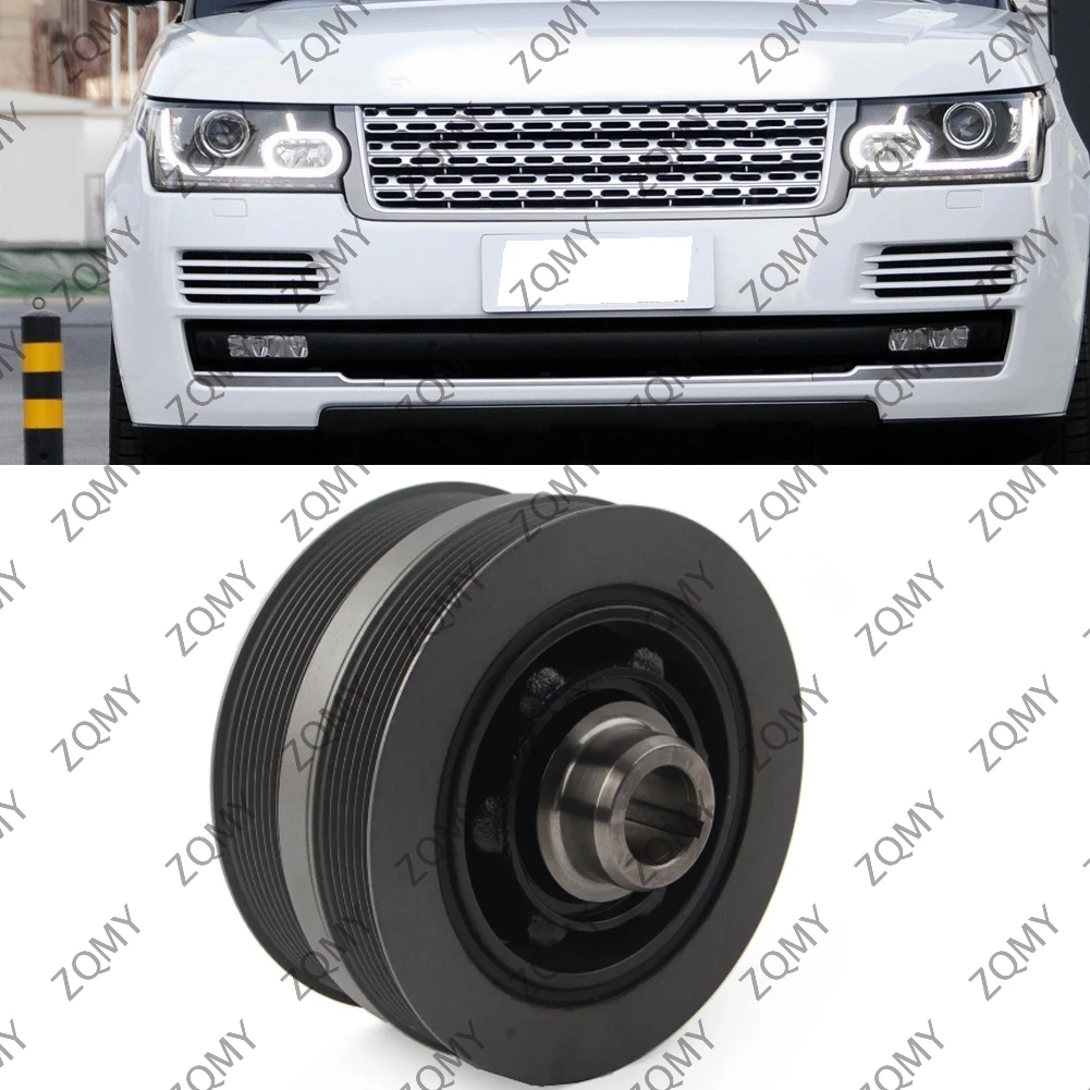 

Auto Motor Engine Crankshaft Pulley LR124257 For Land Rover Range Rover Discover 4 Discover 5 LR4 LR5 For Jaguar XE XF XJ XK