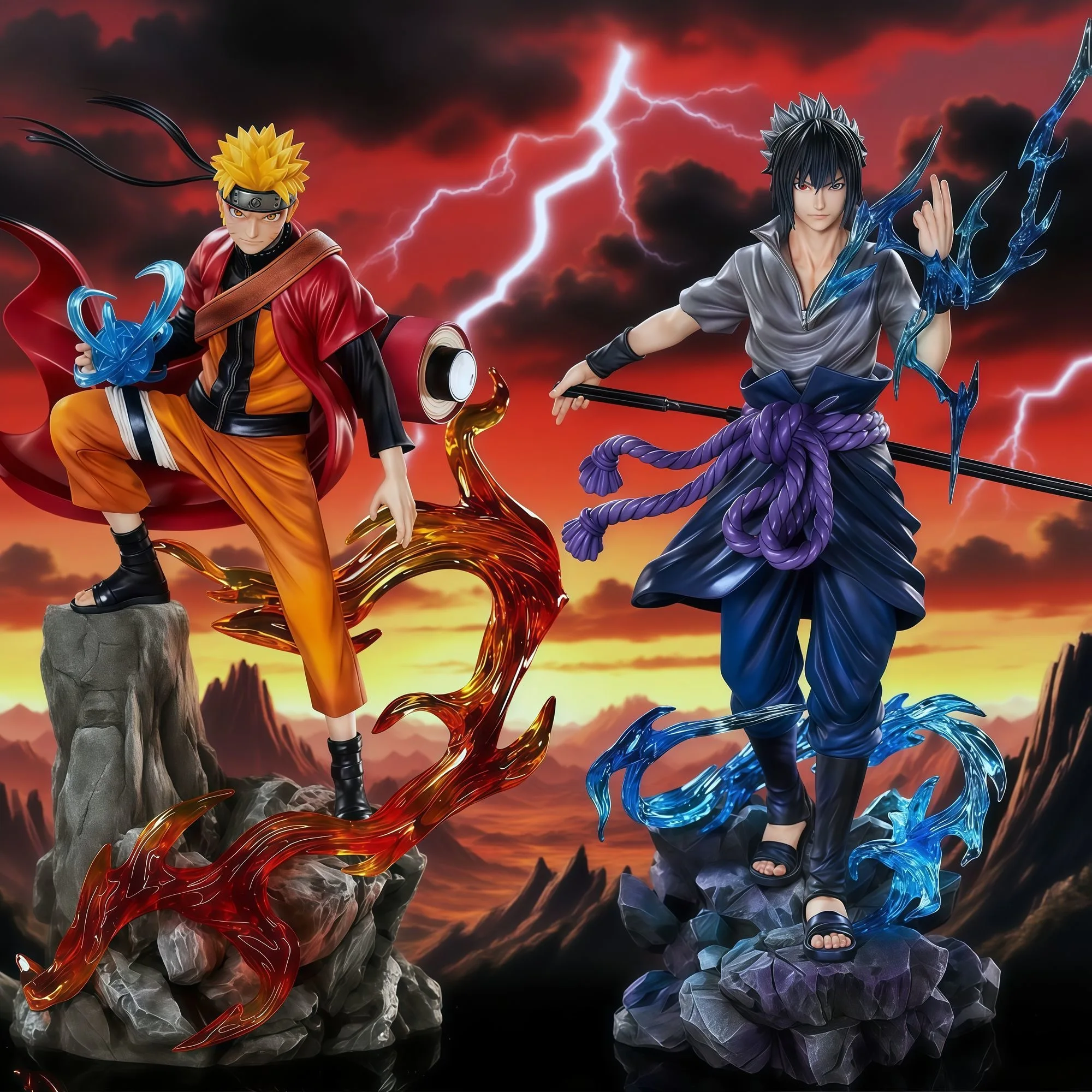 

Наруто десяти лет Perseverance, Супер красивый специальный эффект Саске Наруто, аниме, модель ручной работы, орнамент