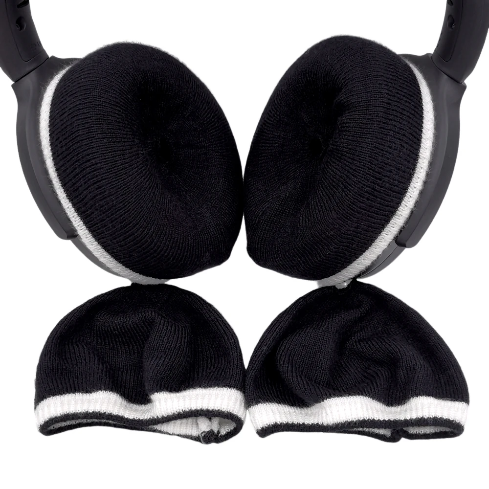 misodiko Washable Knitted Earpad Covers Compatible with Most Headphones (4Pcs)