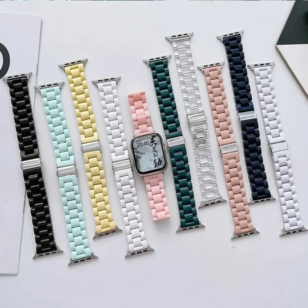 Candy Color Strap For Apple Watch Band 44mm 40mm 41mm 45mm 49mm 38mm 42mm Bracelet iWatch Series 9 8 7 6 Se 5 4 3 Ultra Band