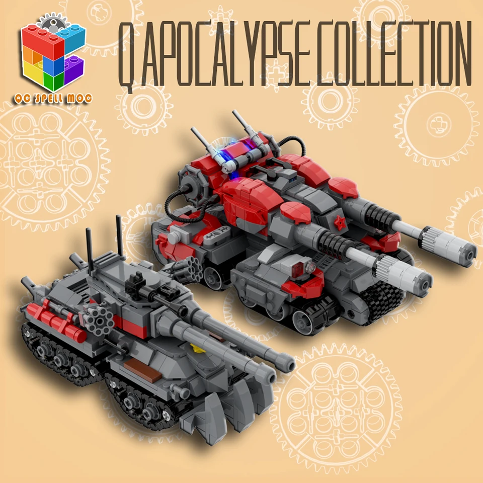 Moc apocalypse tanque de partículas soviéticas blocos de