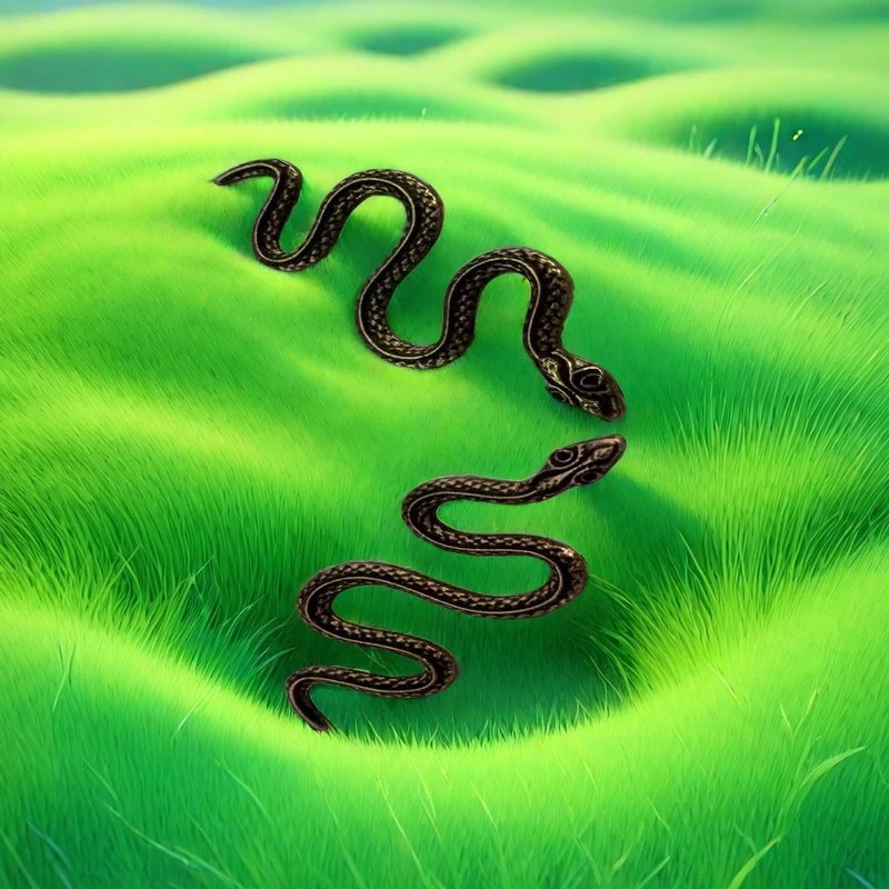 Creative Snake Figurines Desktop Ornament Decoration Tea Pet Miniatures Desk Living Room Home Decor Accessories