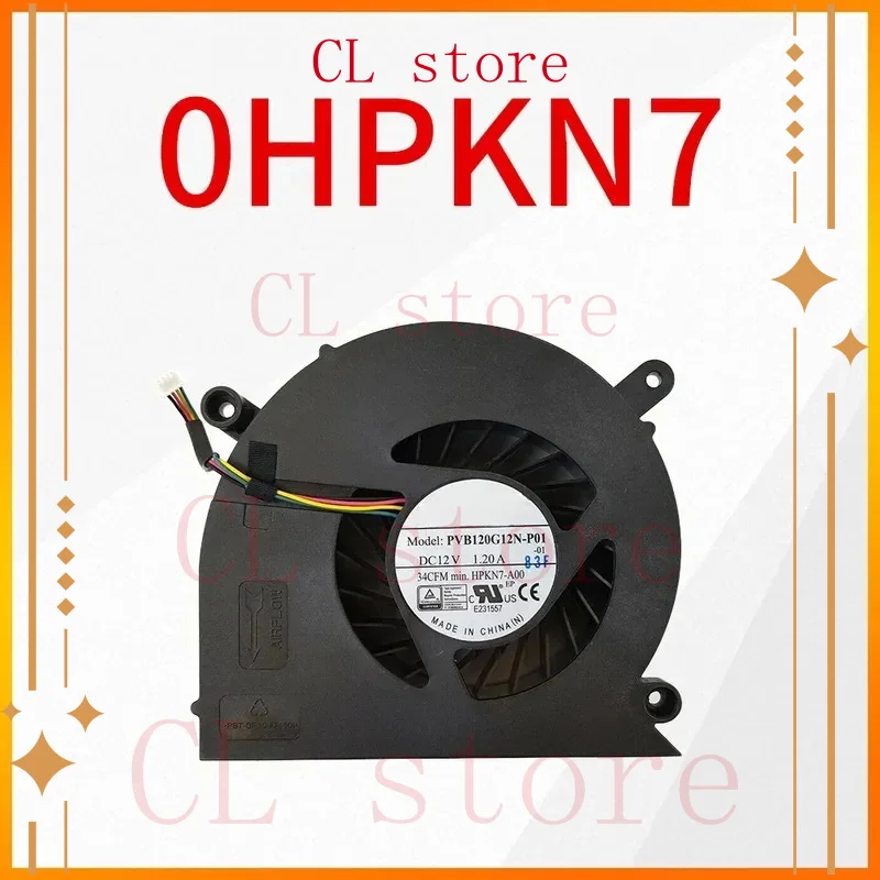 

PVB120G12N-P01 HPKN7 0HPKN7 CN-0HPKN7 Охлаждающий вентилятор подходит для охлаждающего вентилятора Dell OptiPlex 7460 AIO
