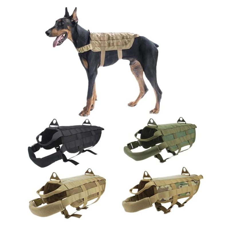 Pet Dog Coat Vest Large Dog Clothing Outdoor Tactical Dog Vest Field Professional Tactical Equipment Tactical Dog Vest