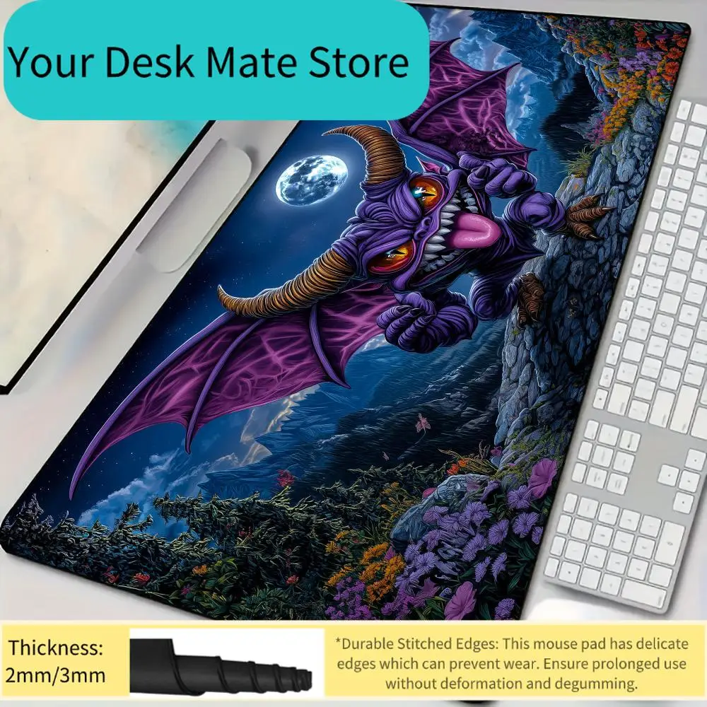 

Letter V Chinese Character Da Zhong Printed Mouse Pad Non-Slip Rubber Base Washable Cloth Surface For Gaming Office PC Desk