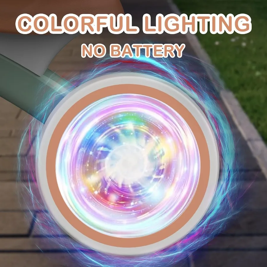 จักรยานทรงตัวสำหรับเด็กเล็ก 1 ขวบ ของเล่นมีไฟหลากสี สำหรับเด็กชายและเด็กหญิง อายุ 12-24 เดือน พร้อมล้อเงียบ 4 ล้อ รุ่นแรก