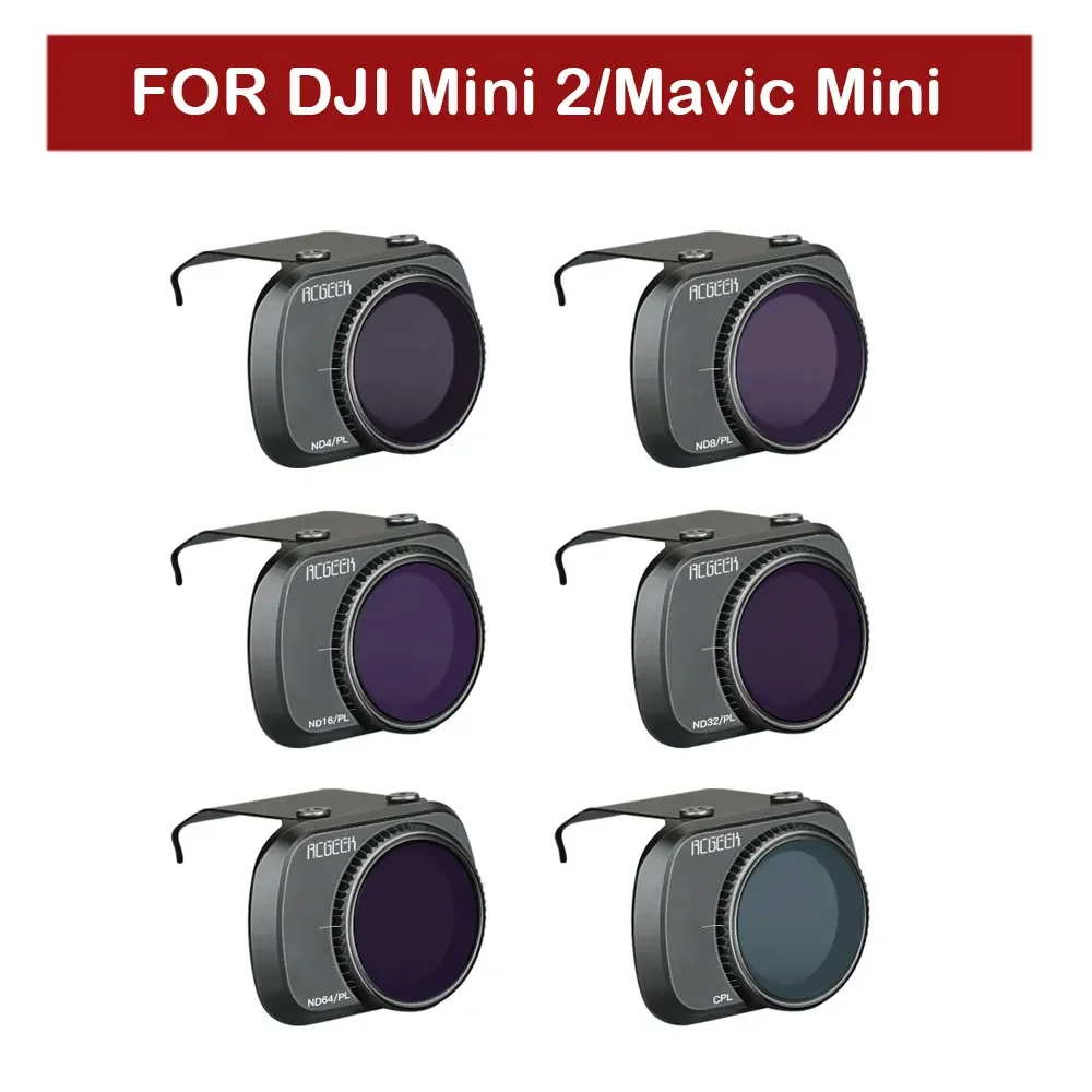 

Mini SE/Mini 2 Filter CPL ND8 ND16 ND32 ND64 PL Adjustable Aluminum Alloy Filter For DJI Mavic Mini Accessories