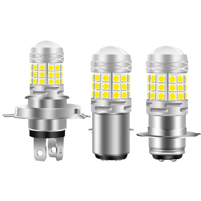 

Motorcycles LED Headlight Bulbs Canbus BA20D H4 P15D 12V-24V 6000K 3030/42pills High Beam Lights Low Beam Lamps Moto Headlamp