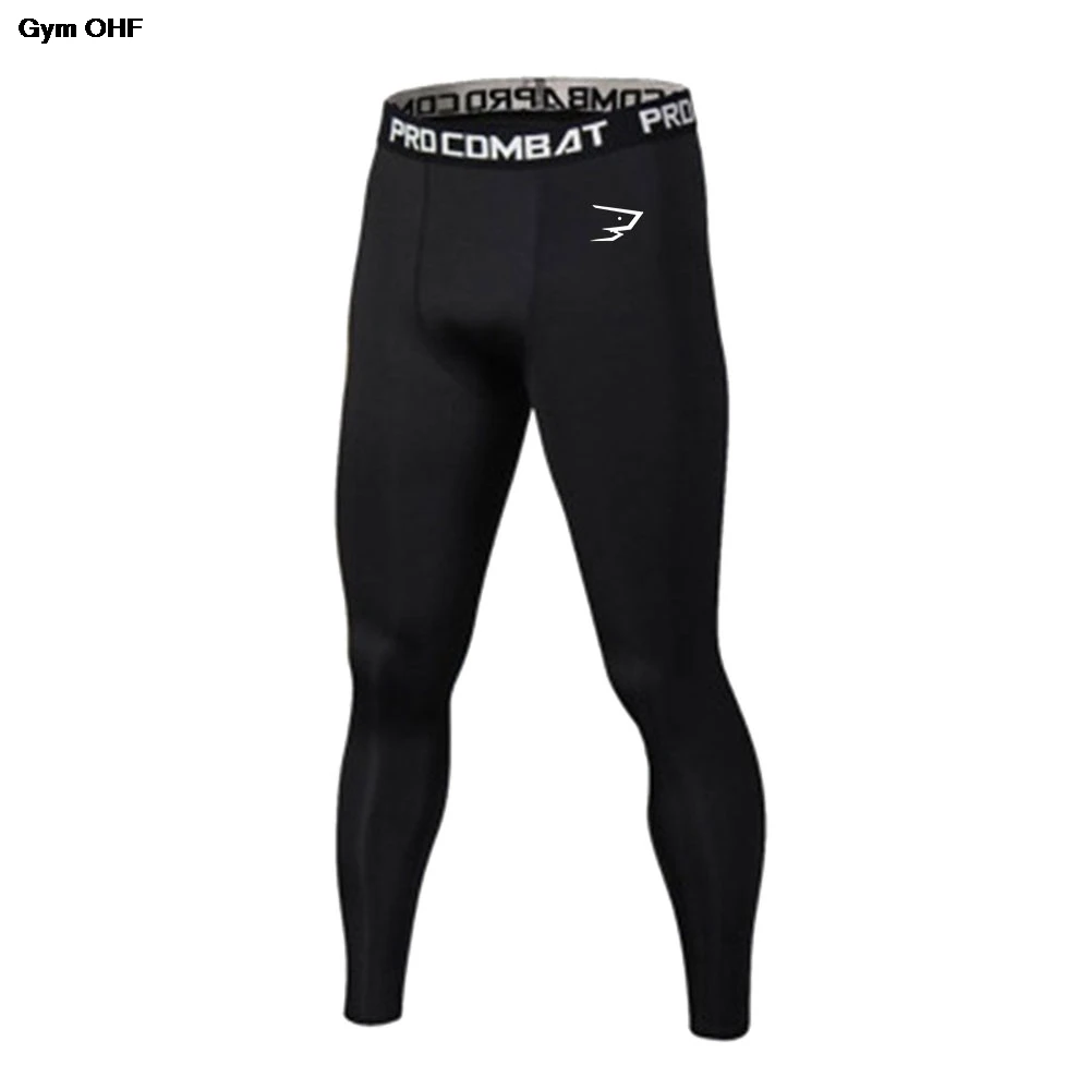 New Men Compression Pants Leggings Running Sports Male Fitness Jogging Quick Dry Pants Mens Gym Workout Training Yoga Bottoms