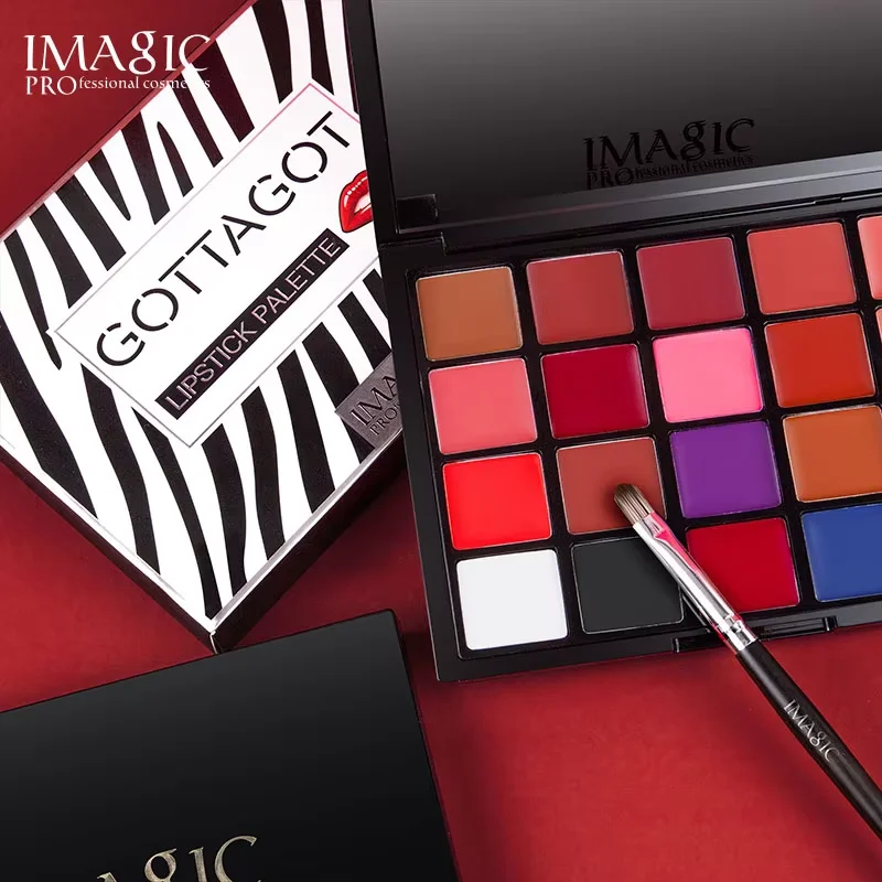 IMAGIC Professional Makeup LIPSTICK PALETTE  With Long-Lasting And Fashionable Color Richness Meeting Various Needs