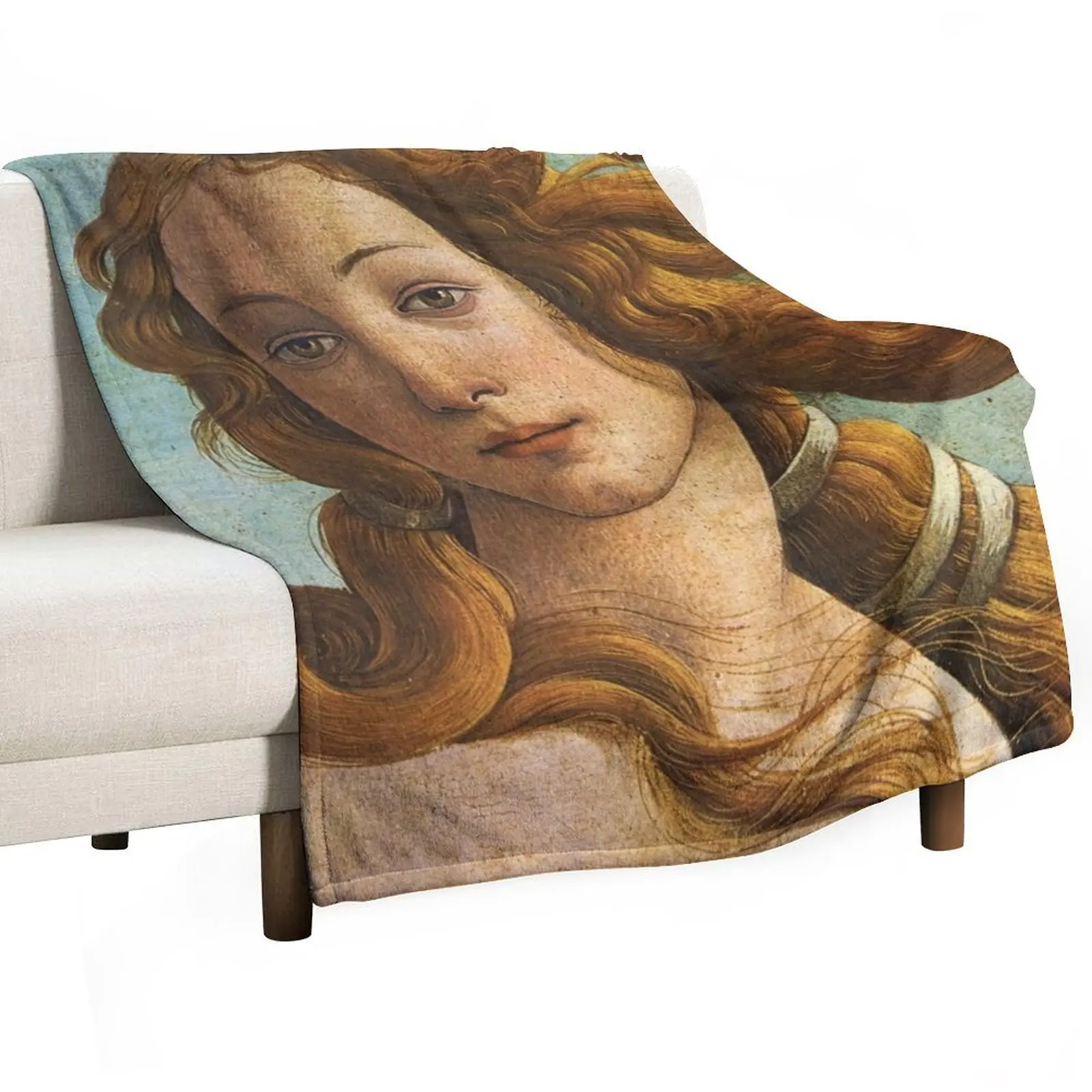 The Birth of Venus - Botticelli - close up Throw Blanket Luxury Throw For Decorative Sofa Loose Blankets