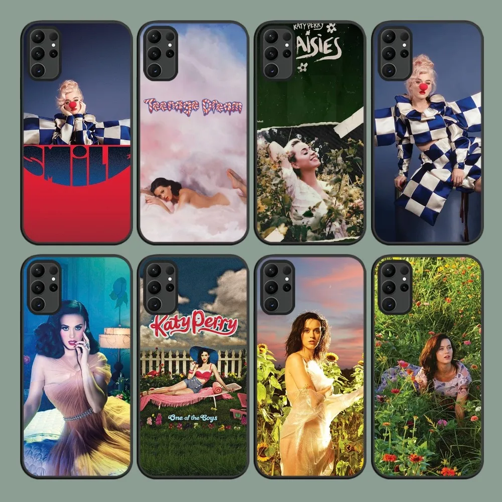 Singer K-Katy P-Perry B Phone Case For Samsung Galaxy S24 S22 S23 S30 Note 20 10 Plus Lite FE ULTRA Shell