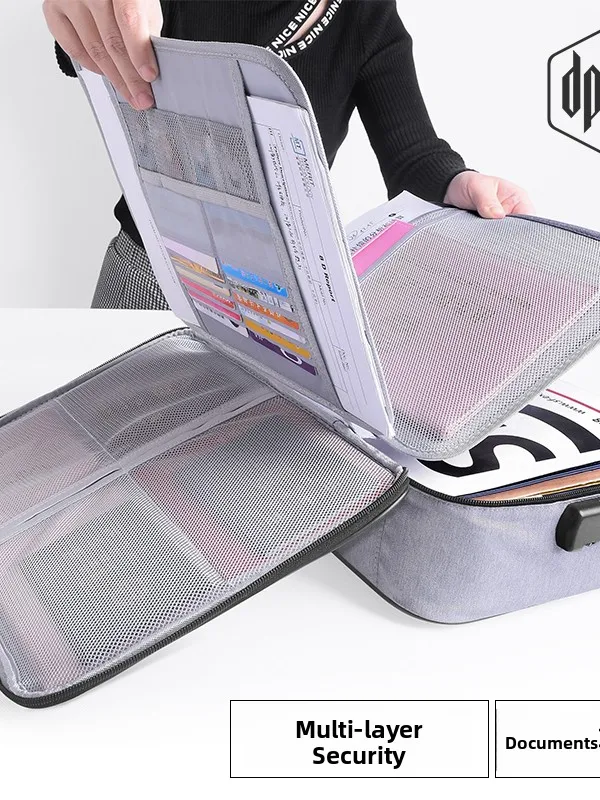 

Супервместительная многофункциональная сумка для хранения документов, многослойный органайзер для паспортов и карт, для путешествий