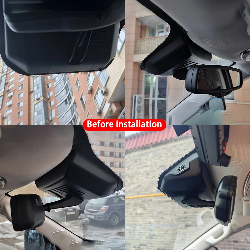 for Great Wall Haval H9 2015-2023 4K 2160P Front Rear Camera Dash Cam Wifi Plug and Play Video Recorde Loop Recording