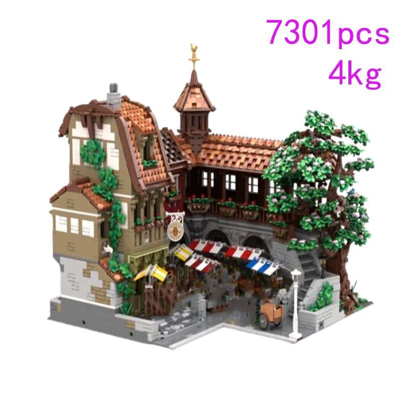 

Spot MOC-227299 7301pcs Castle small particle assembly building blocks educational toy model gift set ornaments
