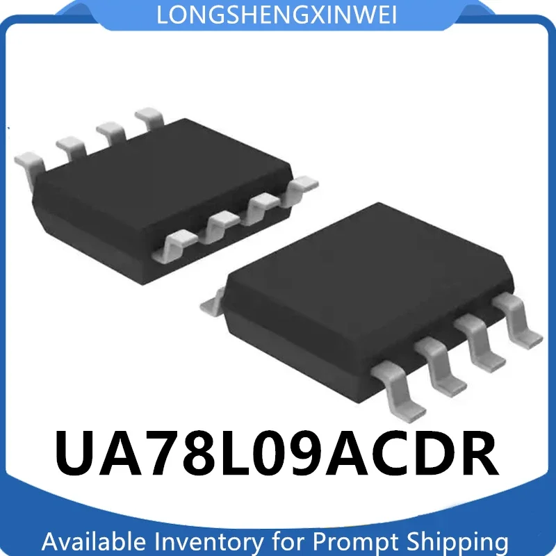 ชิปวงจรรวมควบคุมแรงดันไฟฟ้า SOP8บรรจุ78L09A UA78L09ACDR 1ชิ้น