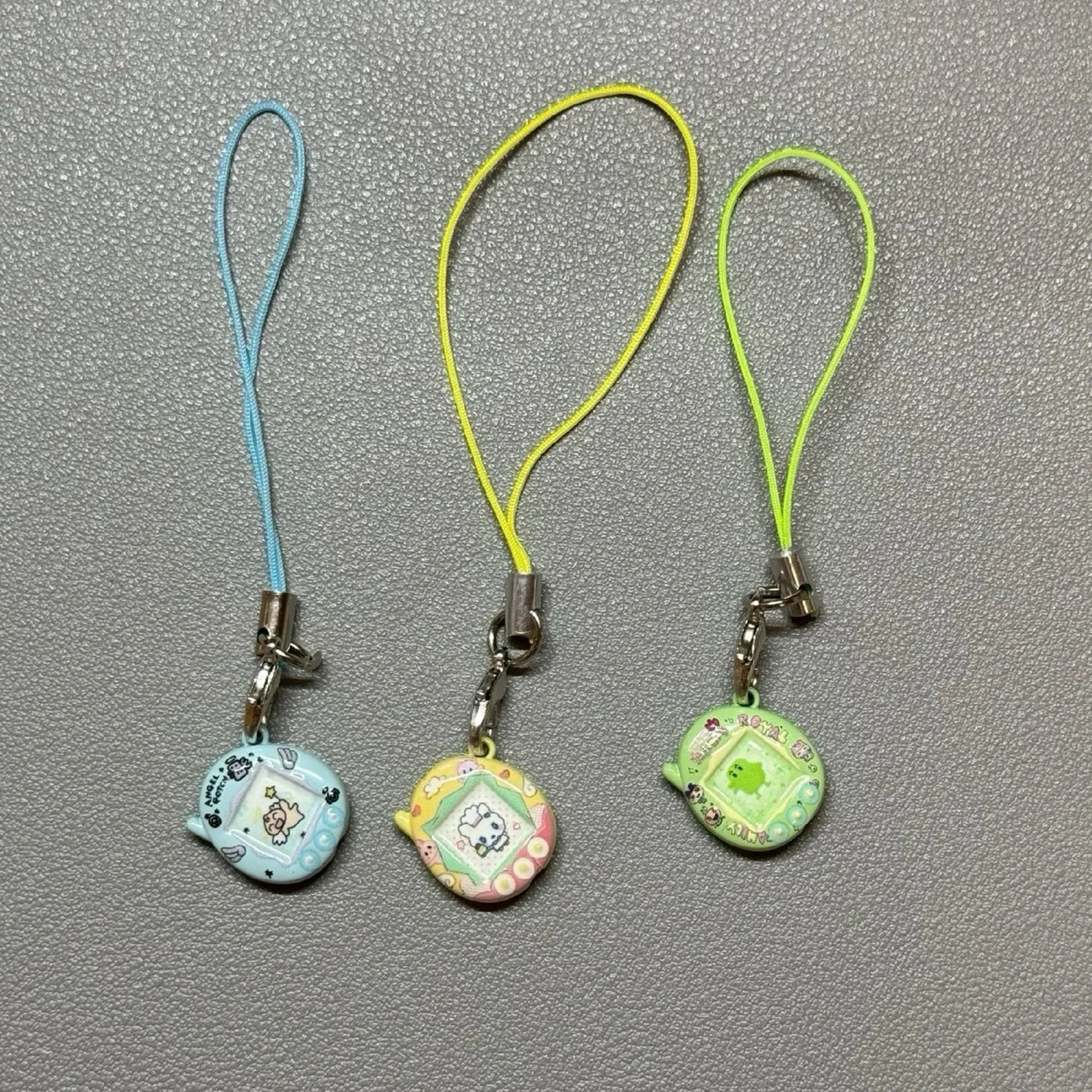  Miniatur-Tamagotchi-Modell-Anhänger, Kawaii Mini-Legierungs-Schlüsselanhänger für Handy oder Miniaturpuppen, DIY-Dekoration – Detail 2
