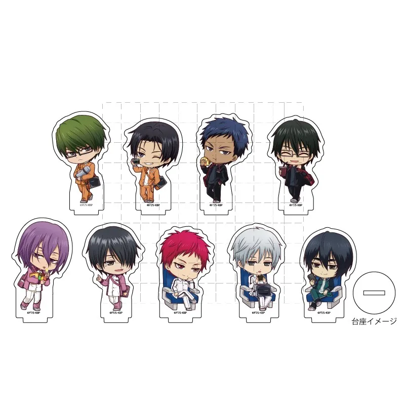 Game Midorima Shintaro Tetsuya Taiga Seijuro Akashi Atsushi Acrylic Stand Doll Anime Mini Figure Model Cosplay Toy for Gift