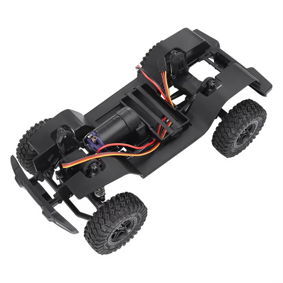 155mm 6.10inch Wheelbase Assembled Frame Chassis Front Rear Axles Gearbox for TRX4M 1/18 AX-8560